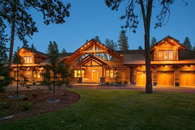 Inspiration for a rustic home design remodel in Other