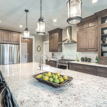 Shiloh Cabinetry - Rustic Alder Silas Finish & Graphite Highlight