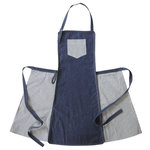 Far Holland - Tangy Apron - Bake delicious treats while keeping your clothes flour-free with the Tangy Apron. Simple in design, this apron is made in New York City with 100% cotton. Featuring two pockets, this baking apron can hold all of your cooking essentials. The apron is both cute and functional.
