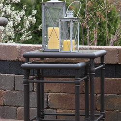 Sleek Metal Lanterns - Candleholders