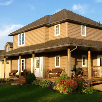 Timberlake Pecan Vinyl Siding