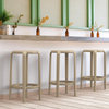 Tom Resin Counter Stool Taupe