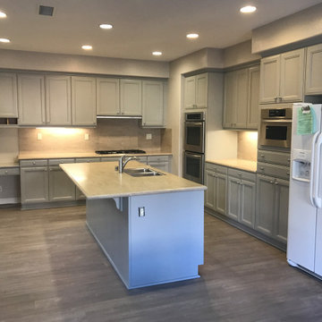 Kitchen Cabinet Painting Project
