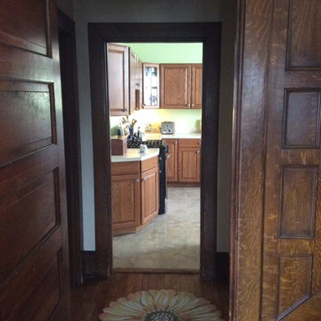 American Foursquare Kitchen: Before & After
