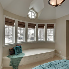 for build in window seat - drawers underneath