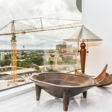 1980s Hi-Rise Condo Goes Mid Century Modern in Houston's Museum District