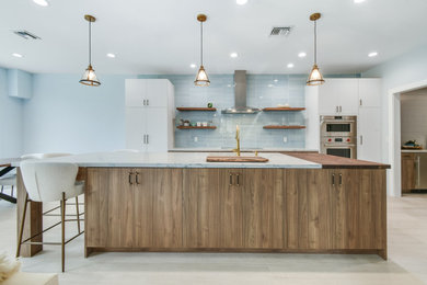 Trendy kitchen photo in Miami