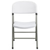 Gray, White Folding Chair DAD-YCD-70-WH-GG