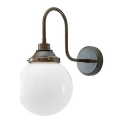 PELAGIA SWAN NECK WALL LIGHT 20CM IP44 - Bathroom Wall Lights