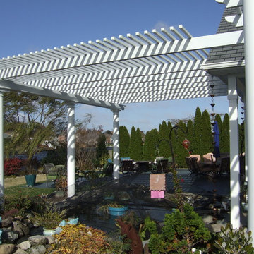 Backyard Oasis "3 Pergolas and a covered Porch"