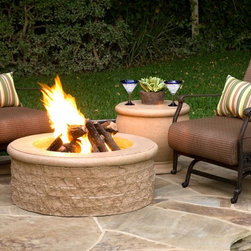 Chiseled Gas Fire Pit - Fire Pits