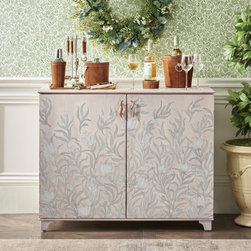 Morgan Inlay Storage Cabinet - Storage Cabinets