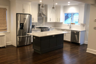 Kitchen - contemporary kitchen idea in New York