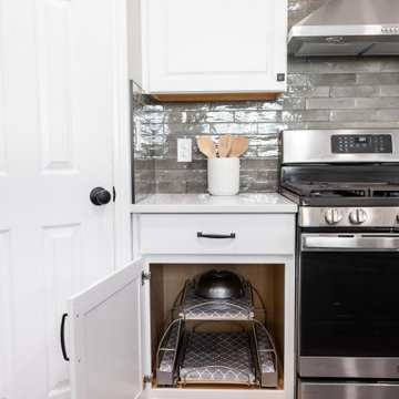 White Out Traditional Kitchen Remodel