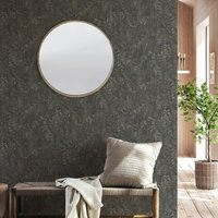 Beck Charcoal Leak Wallpaper, Swatch - Contemporary - Wallpaper - by