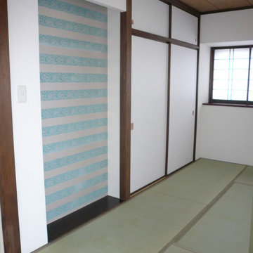 和モダンな部屋LD+和室:賃貸カラーデザイン