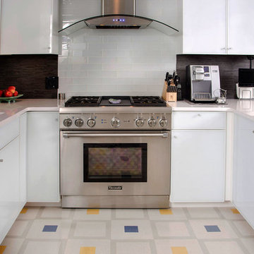 Bari Custom Cabinetry: Back Painted Glass Cabinets