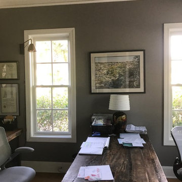Organic Gray for man's office walls.