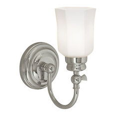 Emily 1 Light Sconce, Chrome