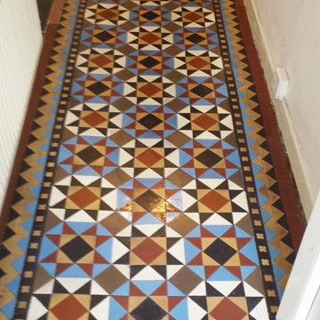 Recently Uncovered Victorian Tiles Completely Transformed in Lymm