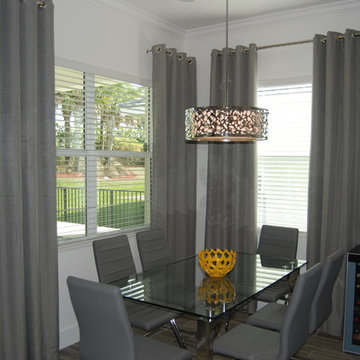 Contemporary, Warm with Rustic touches