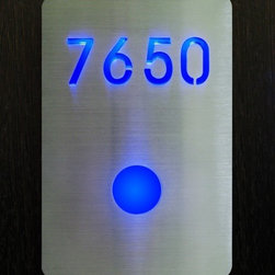 Led Room Number Sign By Luxello LED - Lighting