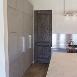 Integrated Panel Ready Fridge with Concrete Doors - Refrigerators