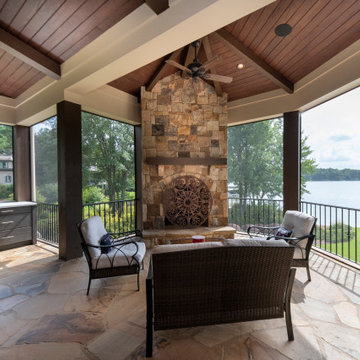 Lake Oconee Outdoor Grill Area