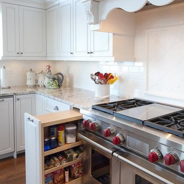 Broadview Kitchen with Range spice pullout