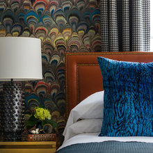 Leather headboard