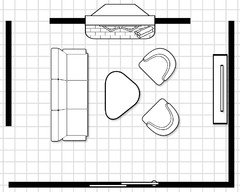 Awkward 18x13 Living Room, help!