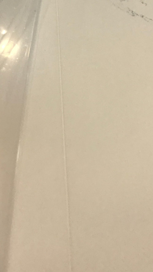 Acceptable width of quartz seam?