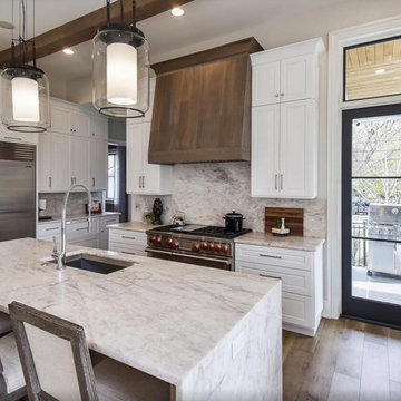 Iceberg Quartzite Countertops and backsplashes