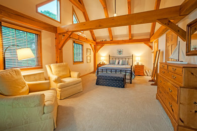 Example of a classic bedroom design in Other