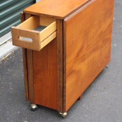 Vintage Teak Foldable Table and 4 Folding Chairs - Products