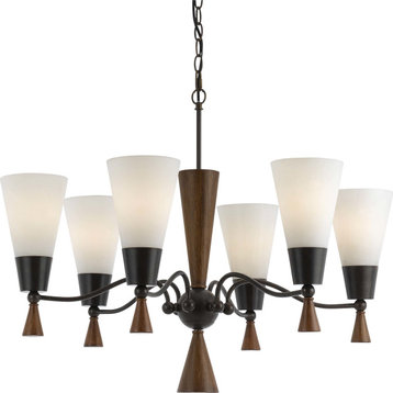 Verona Chandelier Lamp - Frosted White