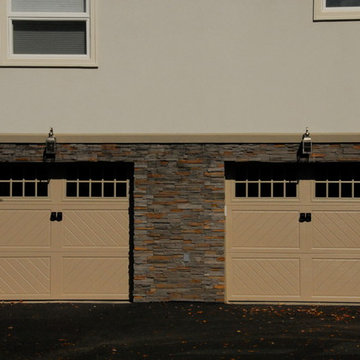 Steel Insulated Carriage style garage doors