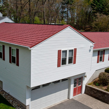 Metal Roofing - Oxford Metal Shingle in Brite Red