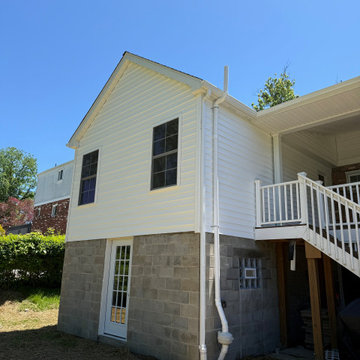 Two-Story Siding Home Expansion Addition