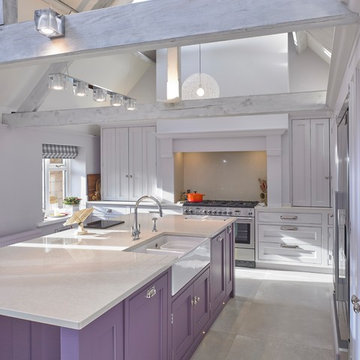 Bespoke Kitchen with Beautiful Beams | Knutsford Barn Conversion