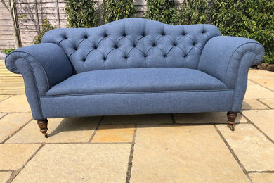 Edwardian buttoned settee - After