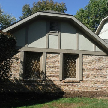 JH Stucco Panels | Sandstone Beige – Cedarmill | Chesterfield, MO. (63005)