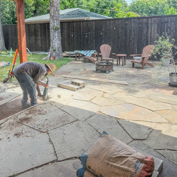 Contemporary Rustic Outdoor Kitchen & Pavillion Retreat | Dallas, TX