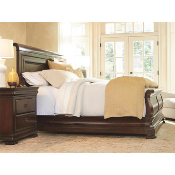 Universal Furniture Reprise King Sleigh Bed, Cherry 58176B