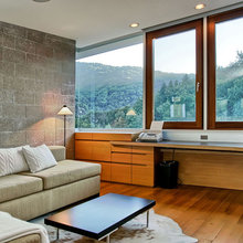 Faux stone walls