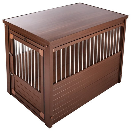 ECOFLEX® Dog Crate End Table - Russet, Russet, Large