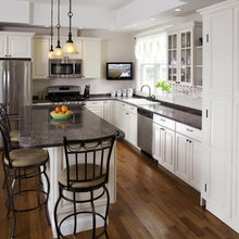 L shaped kitchen