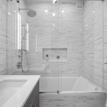 Kitchen and Three Bathroom Remodel in Battery Park