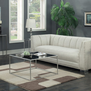 Gold Coast Faux Marble Collection in Silver