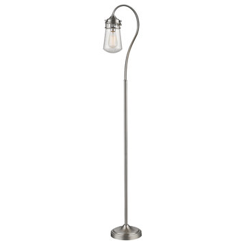 Z-Lite FL120-BN One Light Floor Lamp Celeste Brushed Nickel